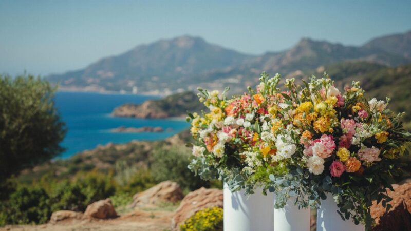 Comment faire livrer des fleurs pour un mariage inoubliable en Corse